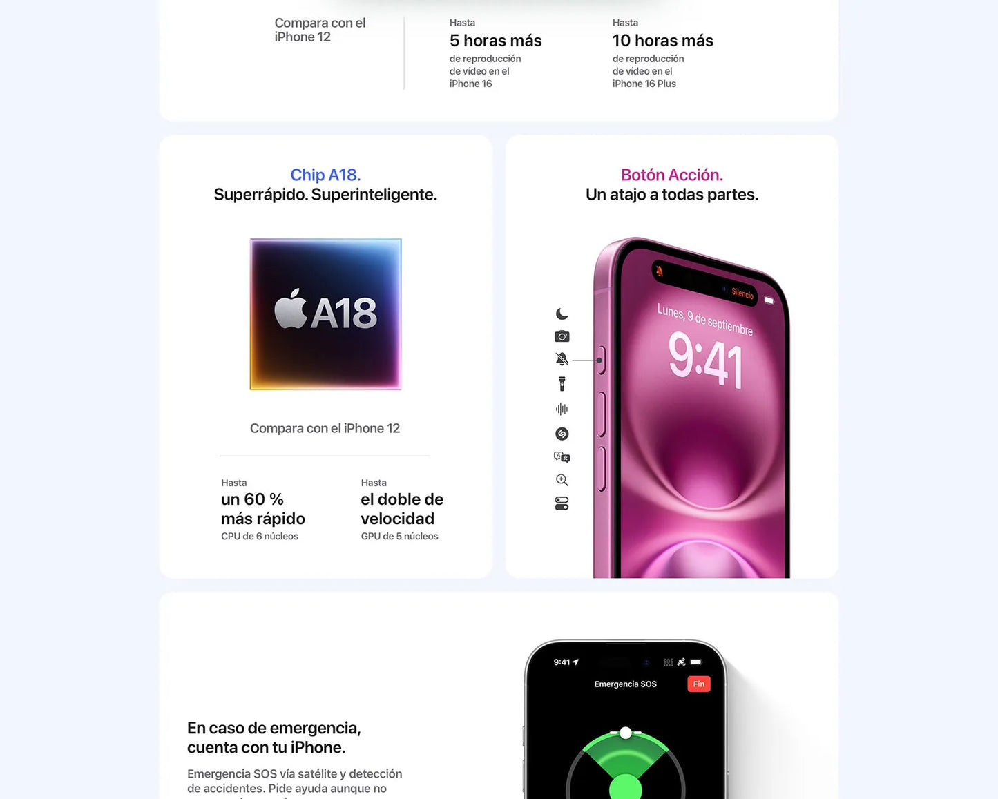 iPhone 16 128 GB - Rosa